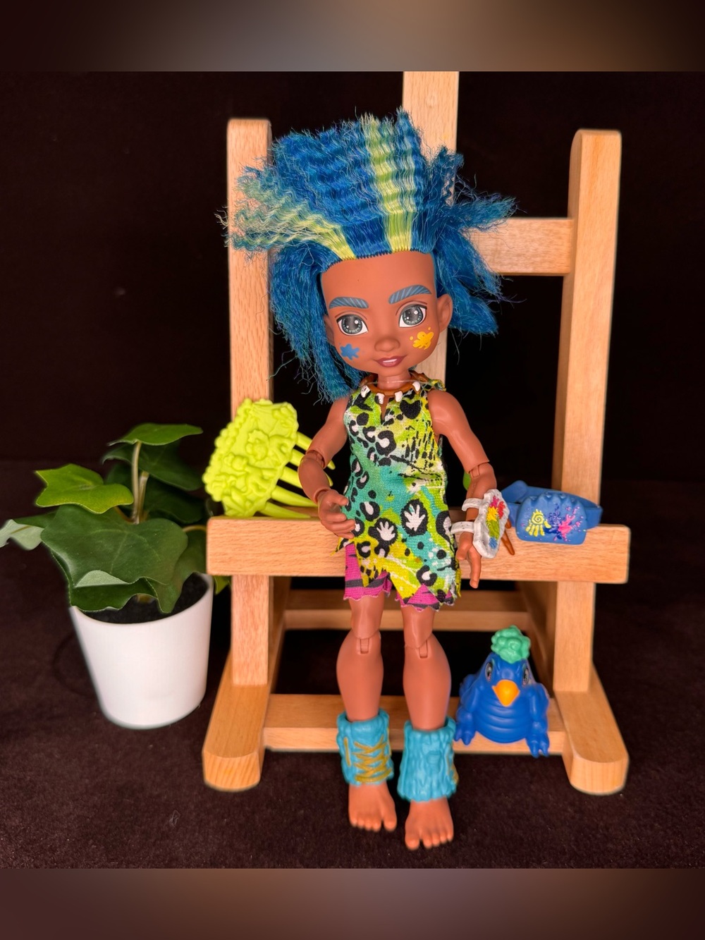 Mattel Cave Club Slate doll with accessories